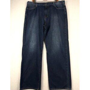 Lucky Brand 181 Relaxed Straight Men's Jeans Blue Denim Size 40x32
